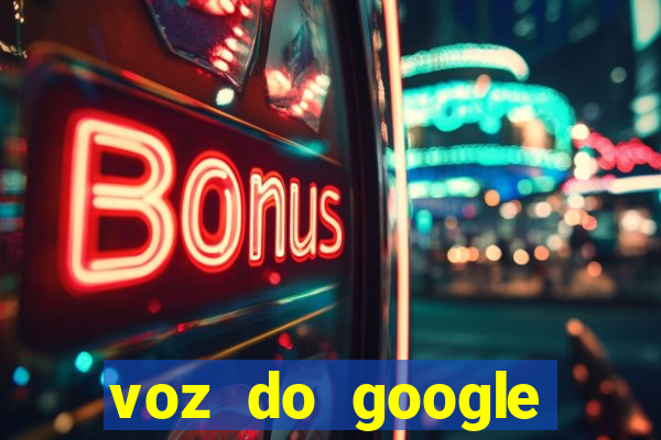 voz do google tradutor homem